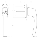 Abschließbare Fenstergriffe - 4