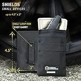 Mission Darkness Faraday Bag für Schlüsselanhänger (2er Pack) - Fahrzeugsicherheit, Auto-RFID-Signalblockierung, Anti-Diebstahl-Tasche, Anti-Hacking-Abdeckung - 3