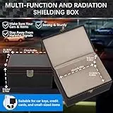SunnyOcean Keyless Go Schutz Autoschlüssel Box, Extra Groß Faraday Box, RFID Signal Blocker Box, Autoschlüssel Safe Hülle, Anti-Diebstahl, Anti-Scanning, Anti-GPS-Tracking, 17x12,3x9,5cm (Große Größe) - 5