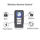 Mengshen 2 Set Wireless Fahrrad Diebstahlwarnanlage Sicherheit Vibrationsbewegungssensor mit Fernbedienung für Fahrrad Motorrad Fahrzeug Roller 113dB IP55 Wasserdicht - 3