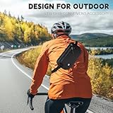 Geldgürtel für Damen&Herren Bauchtasche zum Reisen Gadgets mit RFID Blocker Schutz Diebstahlsicher Reisegeldbeutel Kleidung Tragbar für Passport Smartphone, Geldkarten, Bargeld, Münzen(Schwarz) - 6