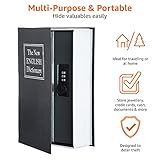 Amazon Basics - Buch-Safe, Kombinationsschloss, Groß, Schwarz - 3