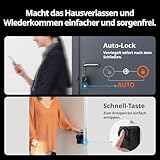 SwitchBot WLAN Smart Lock Pro mit Touchscreen-Tastatur, Türriegelschlösser, Smartes Türschloss, Elektronisches Türschloss, Türöffner per App, Fingerprint, Code, Alexa, Google, unterstützt Matter - 8