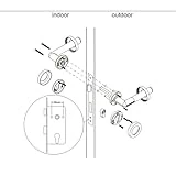 Orno OR-ZS-850 Elektronisches Türschloss Bluetooth Smart IP44 Öffnen über PIN und über die Anwendung - 5