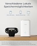 Reolink 4K Solar Überwachungskamera Aussen Akku, ColorX-Nachtsicht, 180°-Weitwinkel, 8MP Drahtlose WLAN IP Kamera, 2.4/5GHz Wi-Fi 6, KI-Erkennung, Zeitraffer, Argus 4 Pro (Schwarz) + 6W Solarpanel - 11