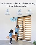 Reolink 4K Solar Überwachungskamera Aussen Akku, ColorX-Nachtsicht, 180°-Weitwinkel, 8MP Drahtlose WLAN IP Kamera, 2.4/5GHz Wi-Fi 6, KI-Erkennung, Zeitraffer, Argus 4 Pro (Schwarz) + 6W Solarpanel - 6