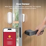 PGST Alarmanlage Set WiFi + GSM 4G, Smart Home Alarmanlage kabellose, WLAN 24-teiliges Haus Alarmanlage Set mit Sirene, Fenster Tür Sensoren und Fernbedienungen Funktioniert mit Alexa - 5