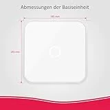 ELRO AS90S Home+ Smart Alarmanlage-WiFi-GSM Funktion-Bestens getestet-Mit Basisstation, Bedieneinheit, Bewegungsmelder, 3X Tür-/Fensterkontakt und Funk Key Ring, Komplettes Set - 6