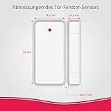 ELRO AS90S Home+ Smart Alarmanlage-WiFi-GSM Funktion-Bestens getestet-Mit Basisstation, Bedieneinheit, Bewegungsmelder, 3X Tür-/Fensterkontakt und Funk Key Ring, Komplettes Set - 12