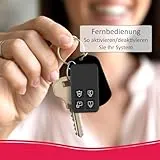ELRO AS90S Home+ Smart Alarmanlage-WiFi-GSM Funktion-Bestens getestet-Mit Basisstation, Bedieneinheit, Bewegungsmelder, 3X Tür-/Fensterkontakt und Funk Key Ring, Komplettes Set - 17