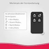 ELRO AS90S Home+ Smart Alarmanlage-WiFi-GSM Funktion-Bestens getestet-Mit Basisstation, Bedieneinheit, Bewegungsmelder, 3X Tür-/Fensterkontakt und Funk Key Ring, Komplettes Set - 19
