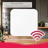 ELRO AS90S Home+ Smart Alarmanlage-WiFi-GSM Funktion-Bestens getestet-Mit Basisstation, Bedieneinheit, Bewegungsmelder, 3X Tür-/Fensterkontakt und Funk Key Ring, Komplettes Set - 5