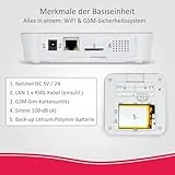 ELRO AS90S Home+ Smart Alarmanlage-WiFi-GSM Funktion-Bestens getestet-Mit Basisstation, Bedieneinheit, Bewegungsmelder, 3X Tür-/Fensterkontakt und Funk Key Ring, Komplettes Set - 7
