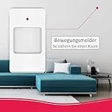 ELRO AS90S Home+ Smart Alarmanlage-WiFi-GSM Funktion-Bestens getestet-Mit Basisstation, Bedieneinheit, Bewegungsmelder, 3X Tür-/Fensterkontakt und Funk Key Ring, Komplettes Set - 8