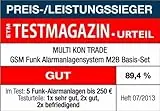 Multi Kon Trade M2B GSM Funk Alarmanlage mit LCD Display – umfangreiches Alarmanlagen Komplett-Set mit Bewegungsmelder, Tür- & Fensterkontakten, erweiterbares Alarmsystem mit Fernsteuerung - 3