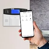 Multi Kon Trade M2B GSM Funk Alarmanlage mit LCD Display – umfangreiches Alarmanlagen Komplett-Set mit Bewegungsmelder, Tür- & Fensterkontakten, erweiterbares Alarmsystem mit Fernsteuerung - 6