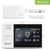 HUXGO® HXA007 Funk Alarmanlage Set WiFi + GSM mit Alarmsirene | Alarm System mit Bewegungsmelder, 9X Fensteralarm/Türsensoren | Alarmanlage fürs Haus, Wohnung, Wohnmobil | Smart Home - 3