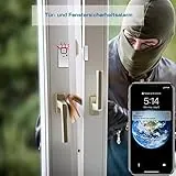 AGSHOME Alarmanlage Mit Lauter 120db Sirene, 2 Fenster Tür Sensoren - Fensteralarm Alarmanlage Tür Mit App, Erweiterbar, für Haus, Wohnmobil, Wohnung, Garage, Büro… - 3