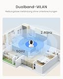 Reolink 3K Überwachungskamera Innen WLAN Schwenkbar, Home und Baby Monitor mit Personen-/Haustier-/Baby-Schreierkennung, Auto-Tracking, 2,4/5GHz WiFi IP Kamera Indoor, 5MP IR-Nachtsicht, E1 Pro - 5