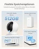 Reolink 3K Überwachungskamera Innen WLAN Schwenkbar, Home und Baby Monitor mit Personen-/Haustier-/Baby-Schreierkennung, Auto-Tracking, 2,4/5GHz WiFi IP Kamera Indoor, 5MP IR-Nachtsicht, E1 Pro - 8