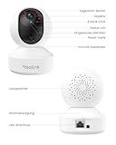 Reolink 3K Überwachungskamera Innen WLAN Schwenkbar, Home und Baby Monitor mit Personen-/Haustier-/Baby-Schreierkennung, Auto-Tracking, 2,4/5GHz WiFi IP Kamera Indoor, 5MP IR-Nachtsicht, E1 Pro - 9
