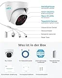 Reolink 5MP PoE IP Kamera Outdoor mit Personen-/Autoerkennung, Überwachungskamera Aussen mit Zeitraffer, IR Nachtsicht, Wasserfest, microSD Kartensteckplatz, RLC-520A - 7