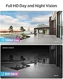 ZOSI 1080P Aussen Verkabelt Überwachungskamera Set mit 1TB HDD, 8CH H.265+ DVR, 4X 2MP Kabelgebunden Outdoor Bullet Kamera mit BNC Kabel, 24/7 Videoaufzeichnung - 7