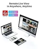 ZOSI 1080P Aussen Verkabelt Überwachungskamera Set mit 1TB HDD, 8CH H.265+ DVR, 4X 2MP Kabelgebunden Outdoor Bullet Kamera mit BNC Kabel, 24/7 Videoaufzeichnung - 9