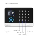 XNY 4G Alarmanlage Haus, WLAN Drahtloses Alarmanlage Wohnung mit APP-Benachrichtigung, 24 Stück(5 Bewegungsmelder, 10 Fenster Tür Sensoren, Fernbedienungen, Alarmsirene), Funktioniert mit Alexa - 2