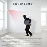 XNY 4G Alarmanlage Haus, WLAN Drahtloses Alarmanlage Wohnung mit APP-Benachrichtigung, 24 Stück(5 Bewegungsmelder, 10 Fenster Tür Sensoren, Fernbedienungen, Alarmsirene), Funktioniert mit Alexa - 10