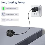 Cruxer Fahrrad Alarmanlage mit USB Wiederaufladbar,Diebstahlsicherungen Diebstahlschutz Zubehör Diebstahl mit Fernbedienung Drahtlose,Fahrradschloss Alarm Anhänger für Roller MTB Ebike E Scooter - 6