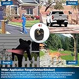 800m Reichweite drahtloses Einfahrtsalarmsystem - Bewegungssensor & Detektor-Home & Office DIY Sicherheitsalarmsystem- Überwachen & Schützen von Outdoor/Indoor Eigentum- 1 Empfänger und 2 Sensoren - 2