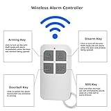 GuDoQi Türalarm Fensteralarm, 2 Fernbedienungen, 130 dB Sirene, 4 Betriebsarten, Einbruchalarm, Alarmsystem Tür und Fenster für Zuhause, Büro, Kindersicherheit - 3