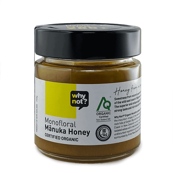 Why not? Organic Monofloral Mānuka Honey MGO 285+
