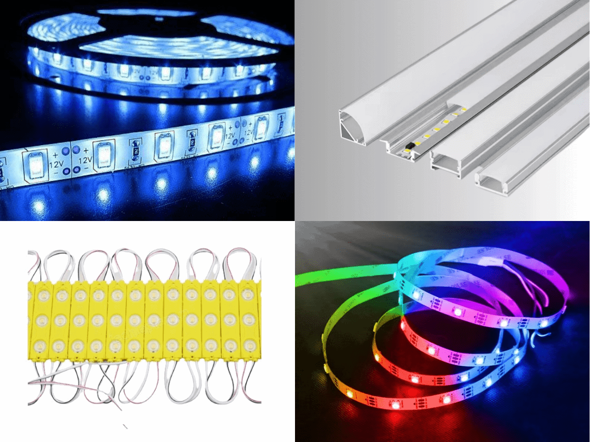 chất liệu đèn LED