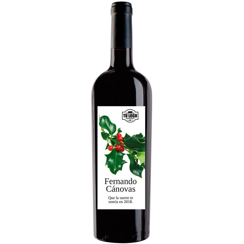 Botella de vino personalizada regalo de empresa EM004