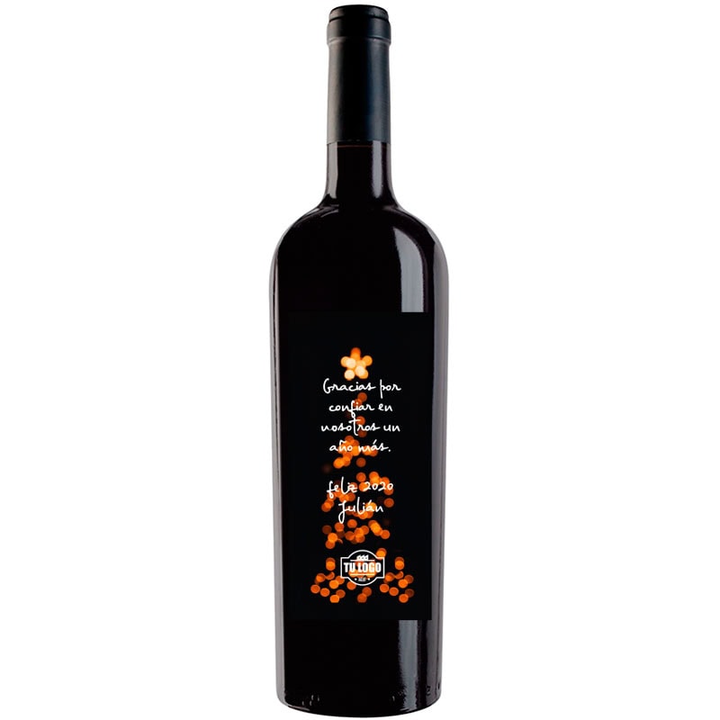 Botella de vino personalizada regalo de empresa EM017