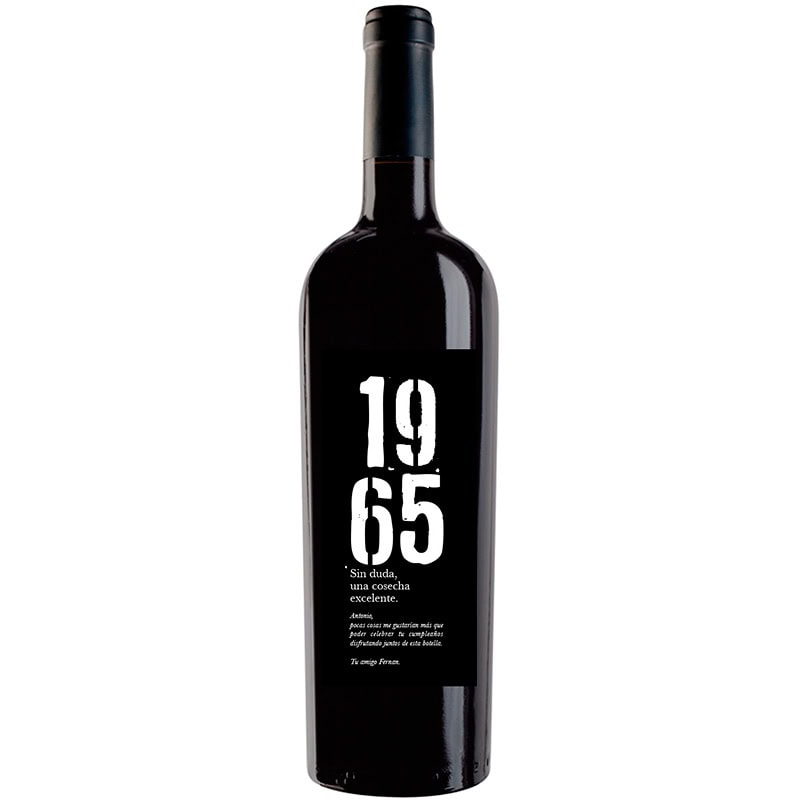 Botella de vino personalizada F003