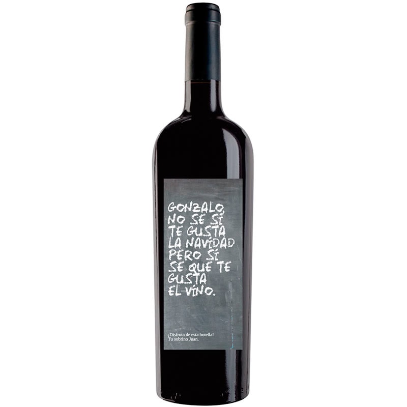 Botella de vino personalizada L010