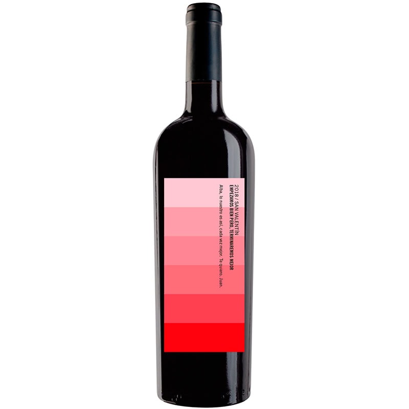 Botella de vino personalizada R007