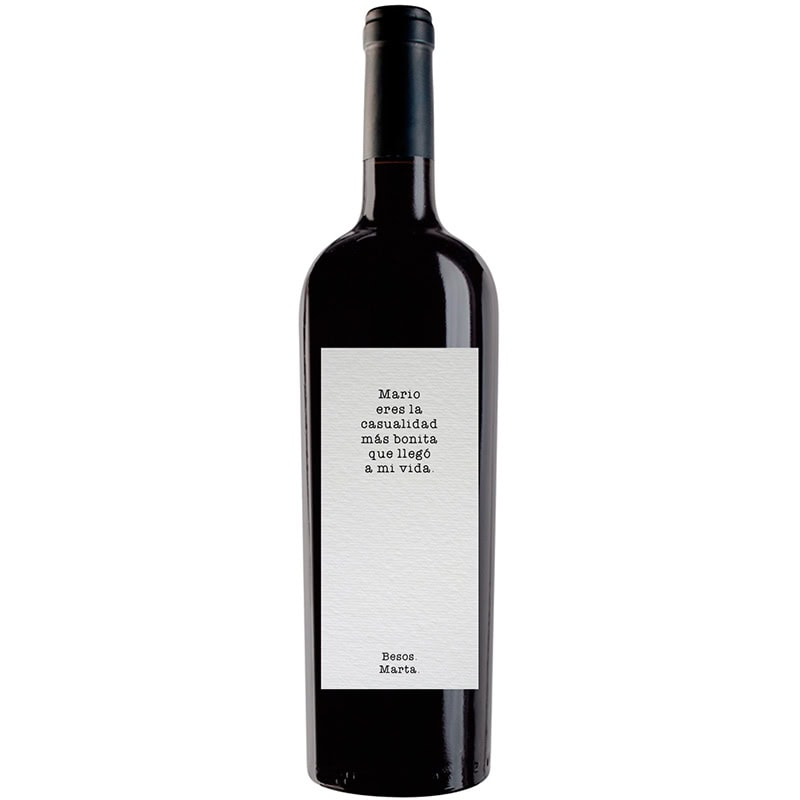 Botella de vino personalizada R014