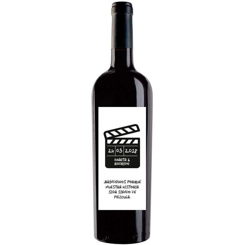 Botella de vino personalizada R016