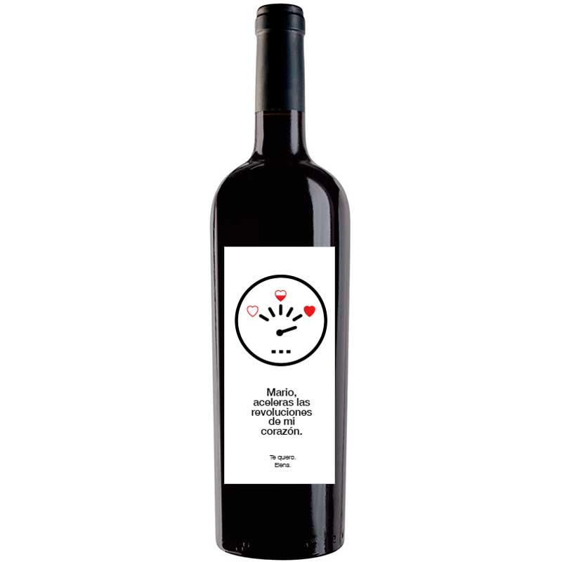 Botella de vino personalizada R022