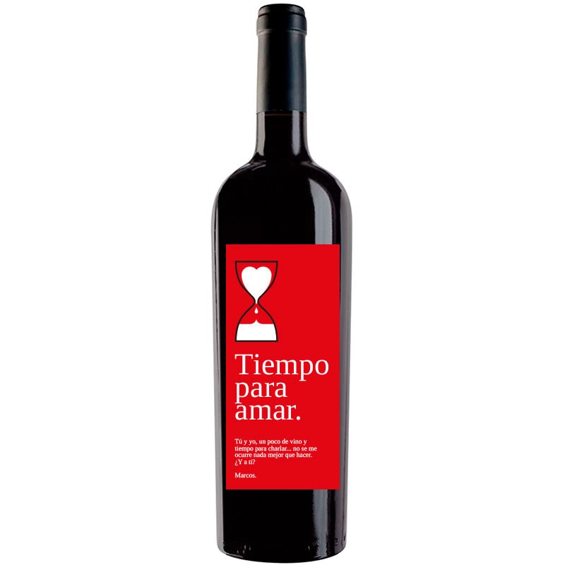 Botella de vino personalizada R026