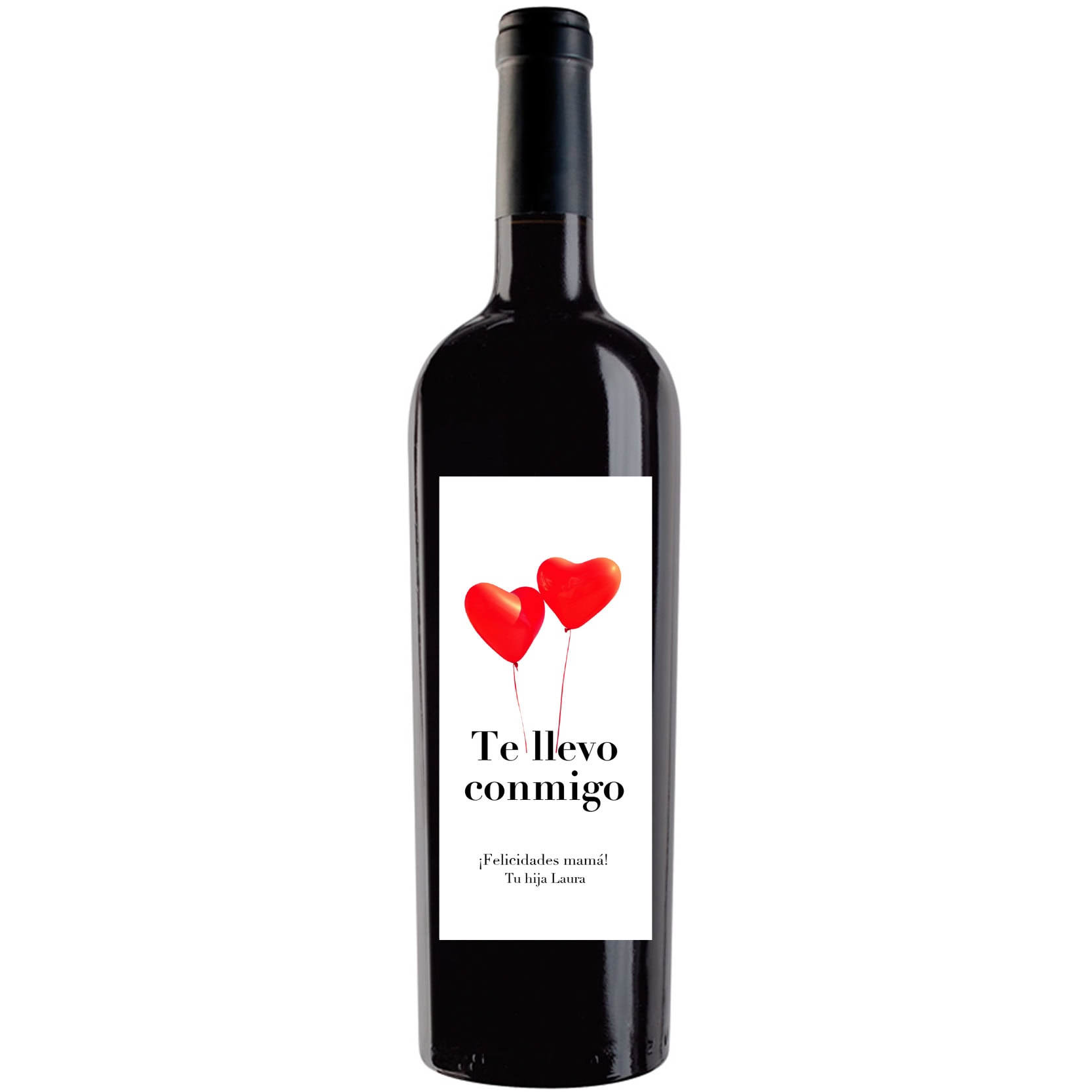 Botella de vino personalizada F023