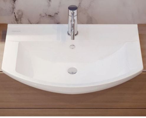 montáž umývadla so skrinkou foto