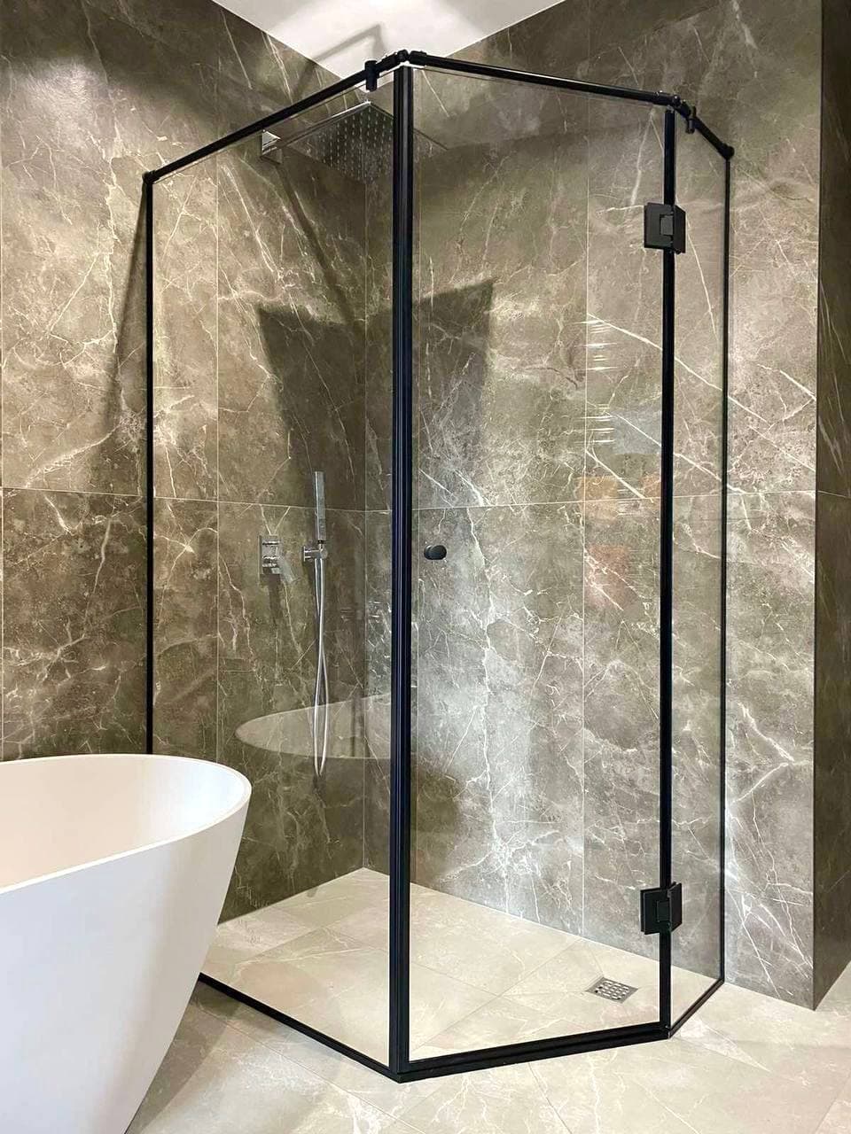 osadenie sprchového kúta foto