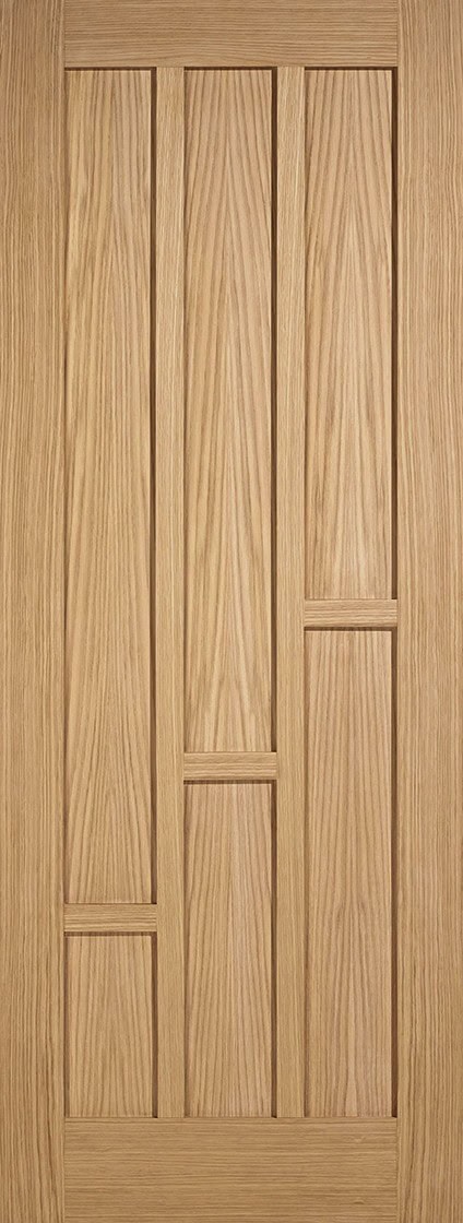 LPD Oak Coventry Pre-Finished 5P Light Grey Internal Door