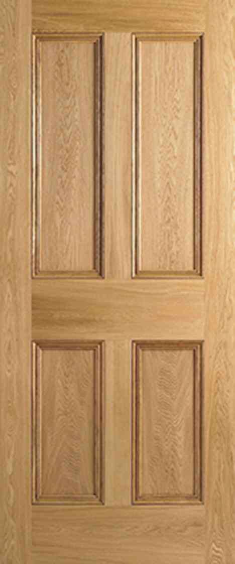 Oak 4p Unfinished Internal Door