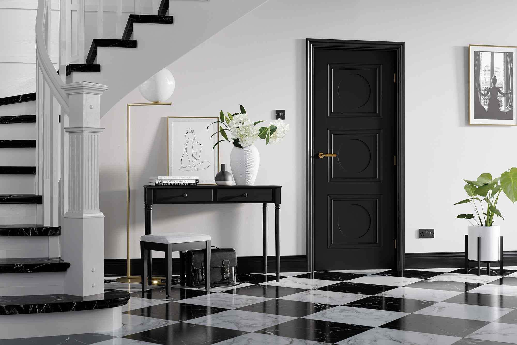lpd antwerp 3p primed black internal door 2